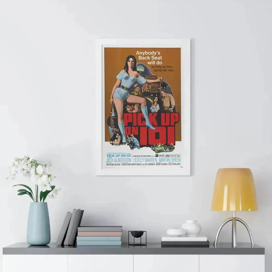 PICK UP ON 101 1972 - Framed Movie Poster - The Sticker Space