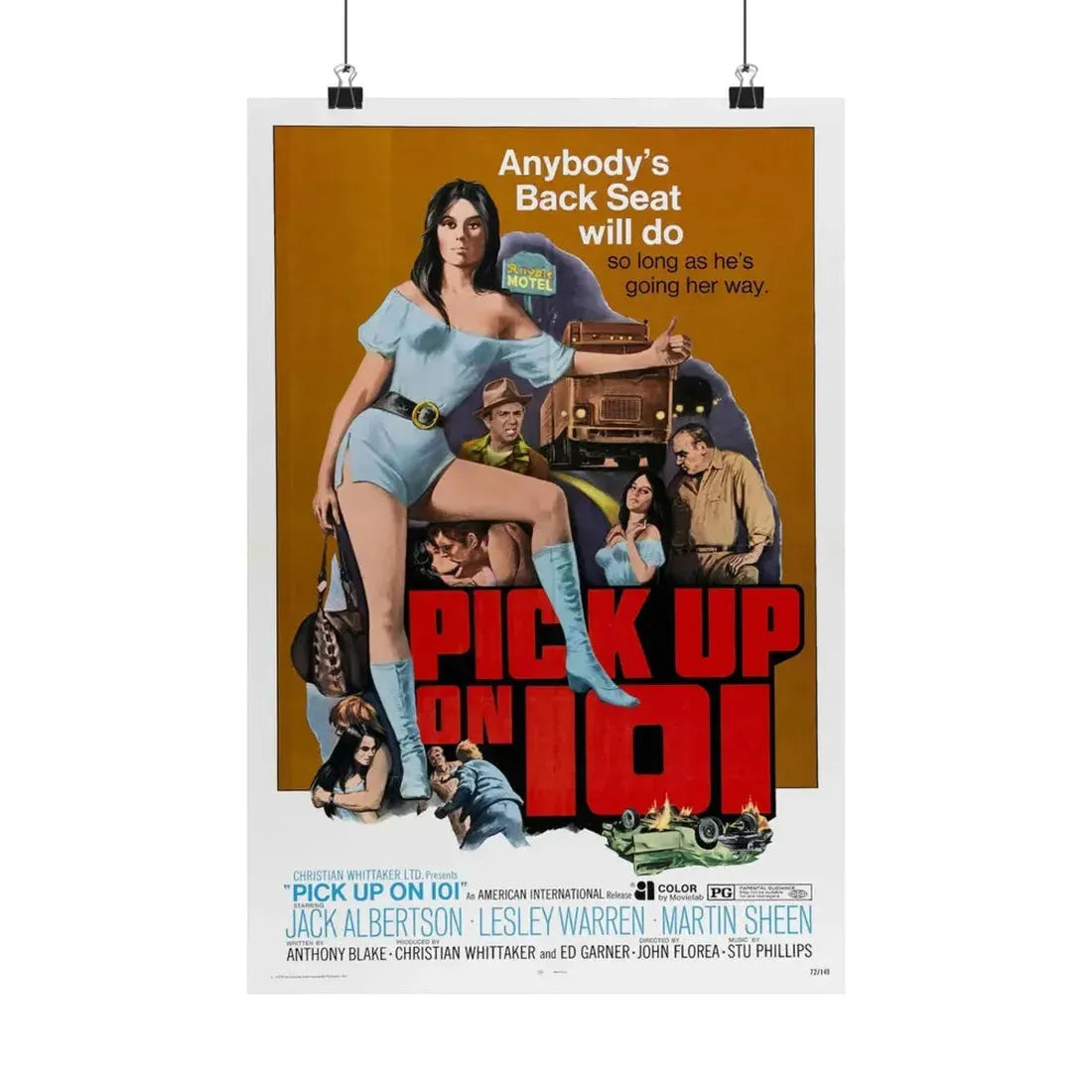 PICK UP ON 101 1972 - Paper Movie Poster - The Sticker Space