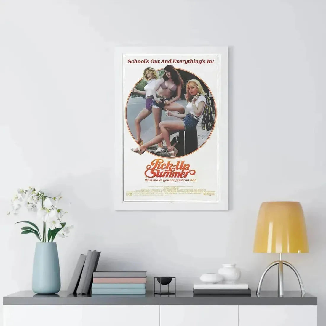 PICK UP SUMMER 1980 - Framed Movie Poster - The Sticker Space