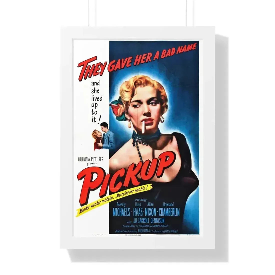PICKUP 1951 - Framed Movie Poster 16″ x 24″ White - The Sticker Space
