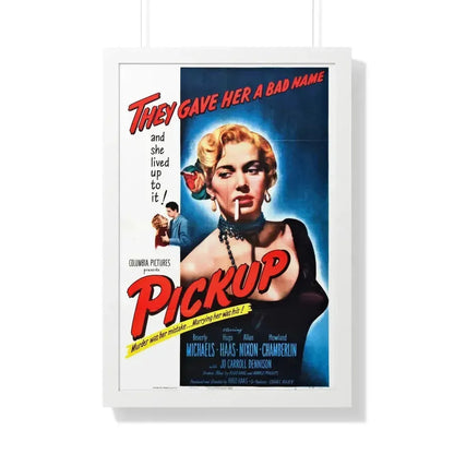 PICKUP 1951 - Framed Movie Poster 20" x 30" White - The Sticker Space
