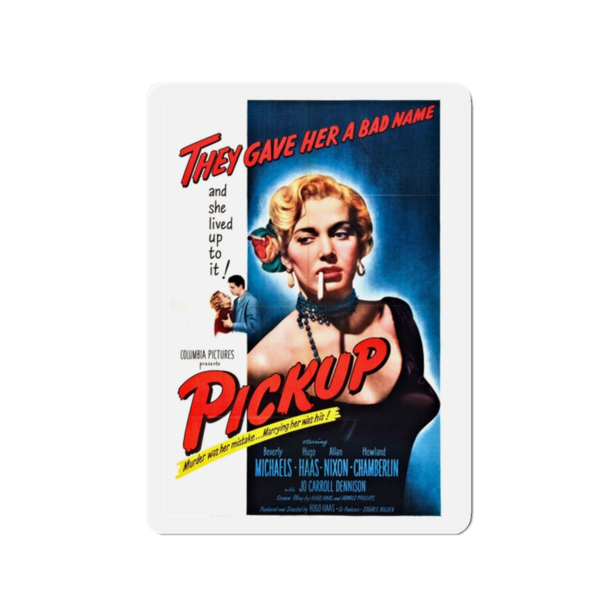 PICKUP 1951 Movie Poster - Refrigerator Magnet-2" x 2"-The Sticker Space