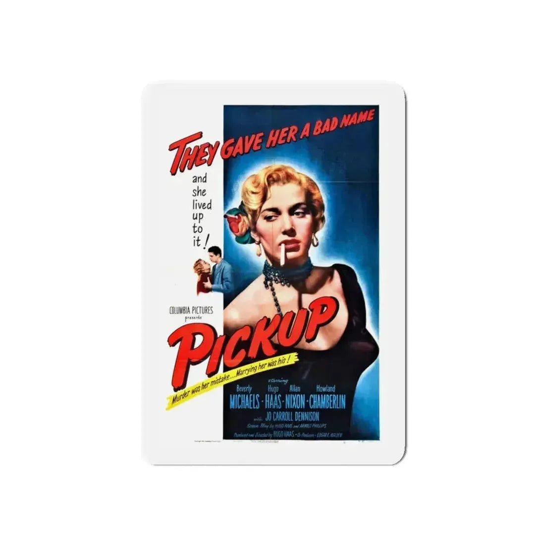 PICKUP 1951 Movie Poster - Refrigerator Magnet 5 Inch Die-Cut - The Sticker Space