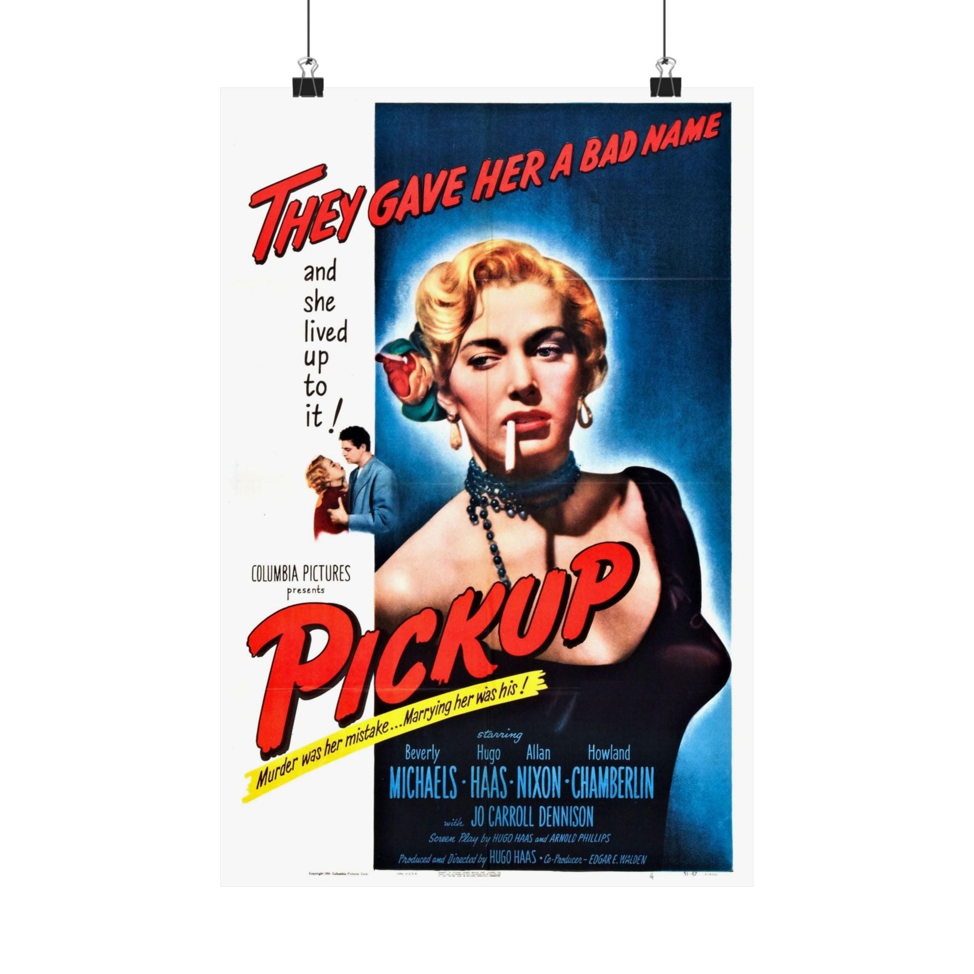 PICKUP 1951 - Paper Movie Poster-12″ x 18″-The Sticker Space