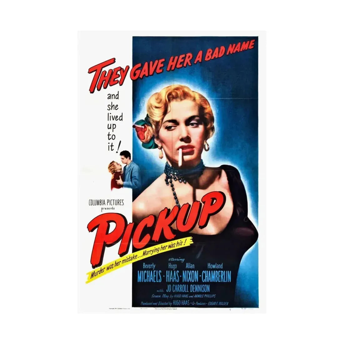 PICKUP 1951 - Paper Movie Poster - The Sticker Space