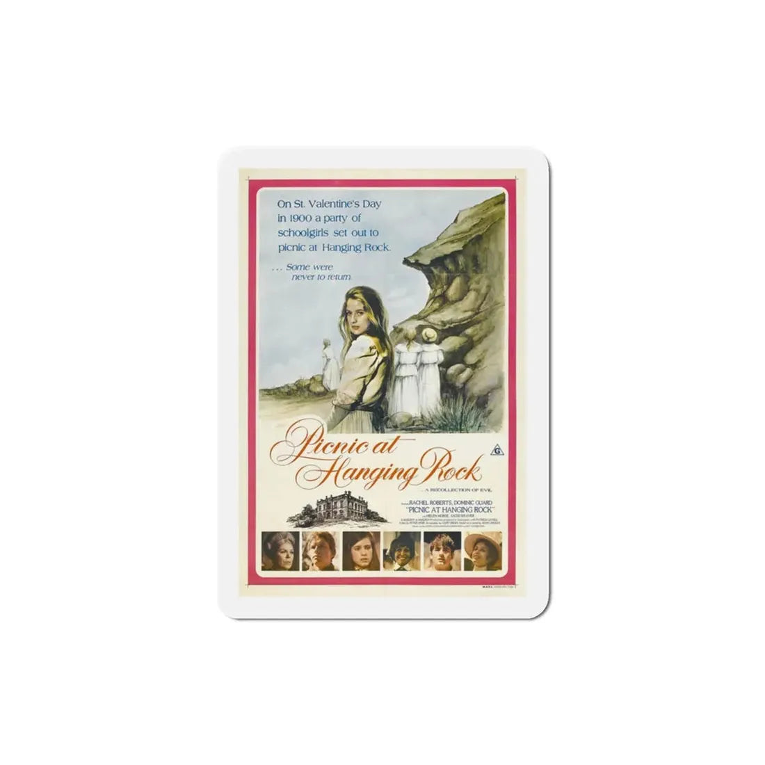 Picnic at Hanging Rock 1975 Movie Poster Refrigerator Magnet - The Sticker Space
