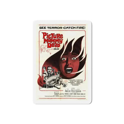 PICTURE MOMMY DEAD 1966 Movie Poster - Refrigerator Magnet 5 Inch Die-Cut - The Sticker Space