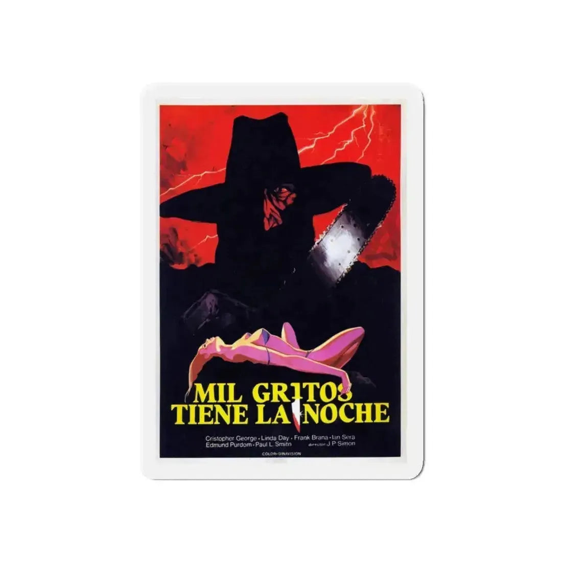 PIECES 1982 Movie Poster - Refrigerator Magnet 5 Inch Die-Cut - The Sticker Space