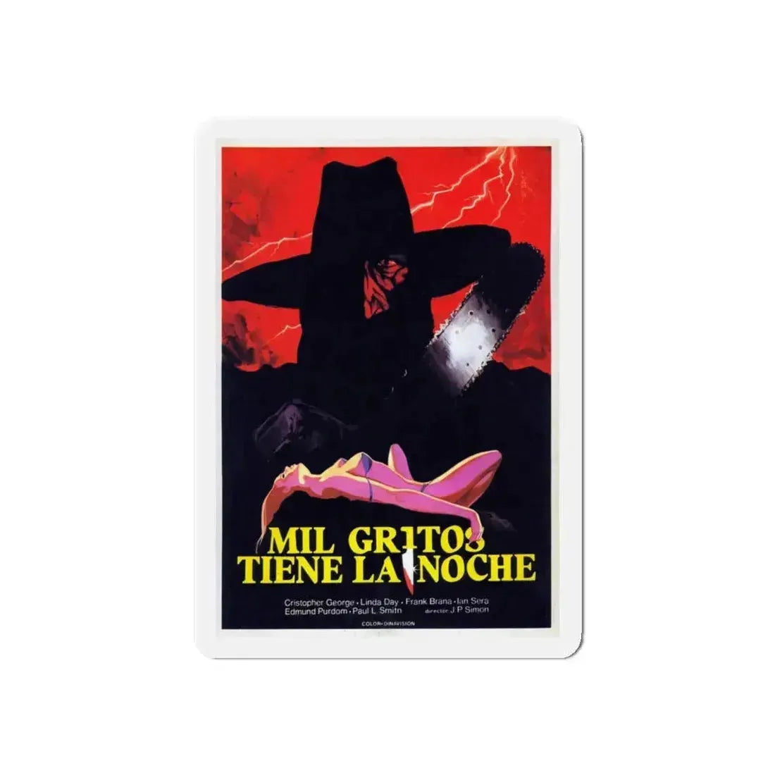 PIECES 1982 Movie Poster - Refrigerator Magnet 6 Inch Die-Cut - The Sticker Space