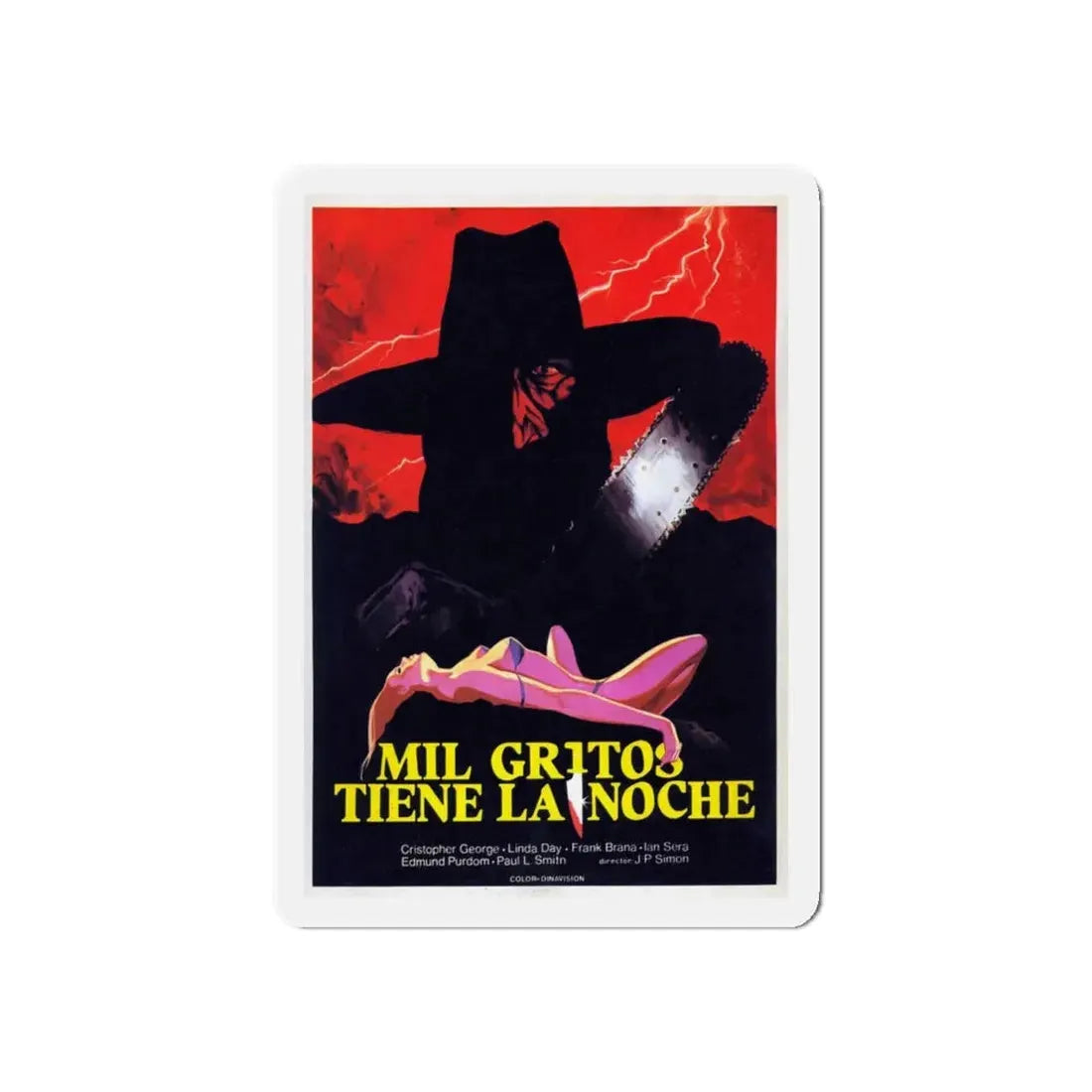 PIECES 1982 Movie Poster - Refrigerator Magnet - The Sticker Space