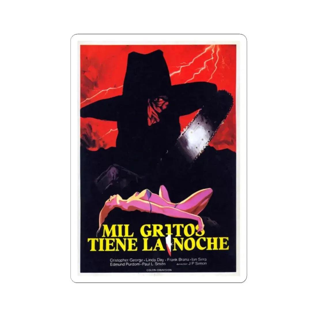 PIECES 1982 Movie Poster - STICKER Vinyl Kiss-Cut Decal 2 Inch White - The Sticker Space