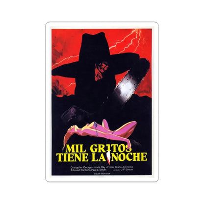 PIECES 1982 Movie Poster - STICKER Vinyl Kiss-Cut Decal 3 Inch White - The Sticker Space