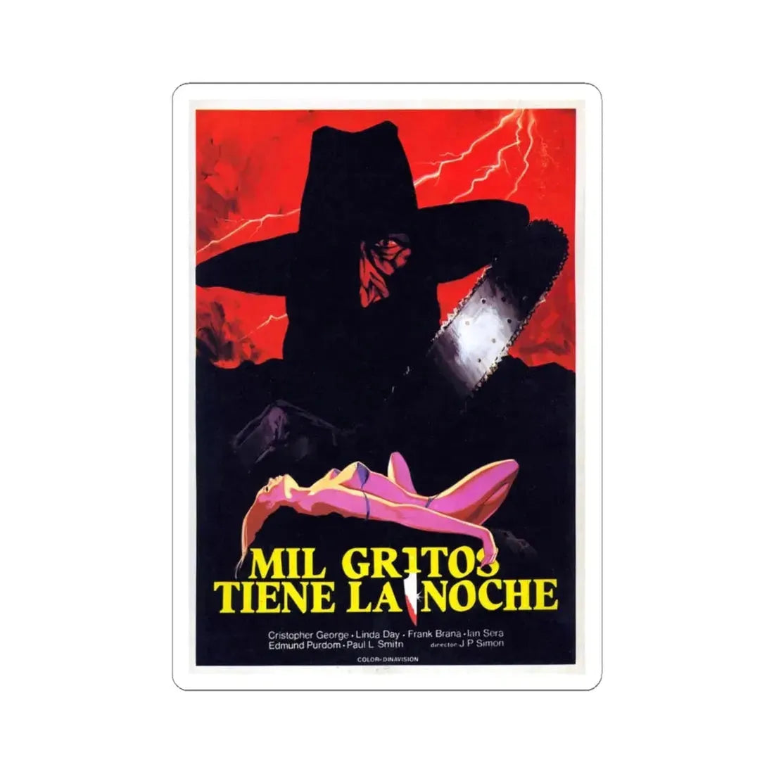 PIECES 1982 Movie Poster - STICKER Vinyl Kiss-Cut Decal 4 Inch White - The Sticker Space