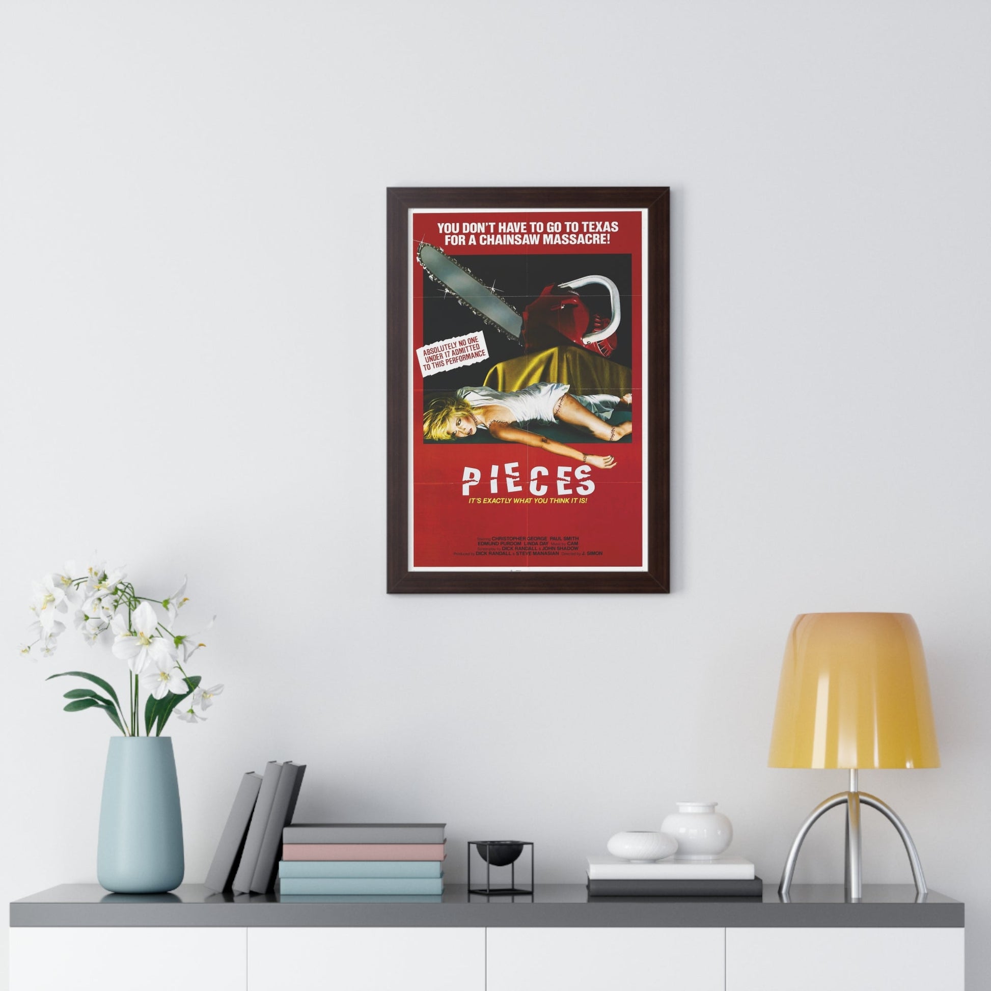 PIECES (2) 1982 - Framed Movie Poster-The Sticker Space