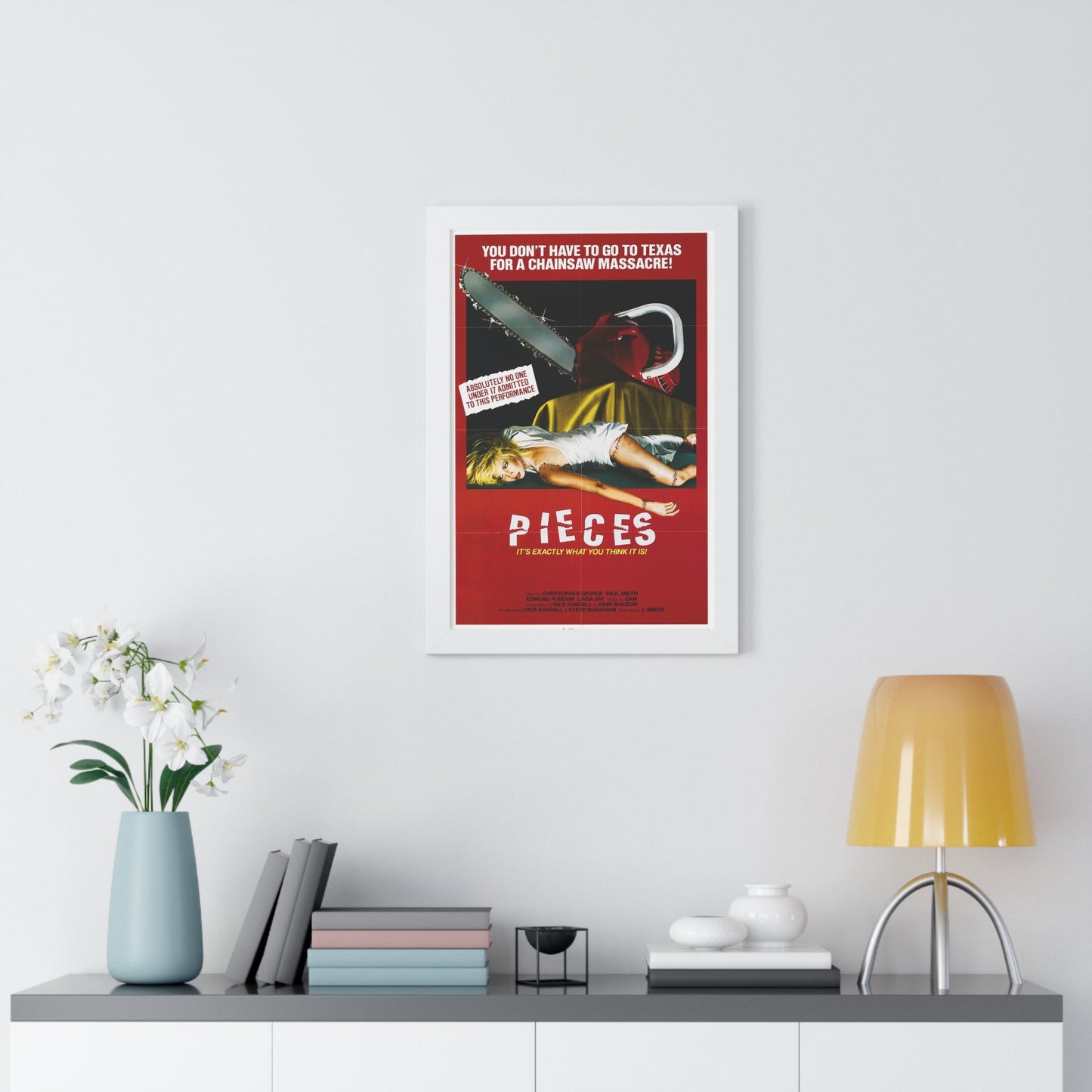 PIECES (2) 1982 - Framed Movie Poster-The Sticker Space