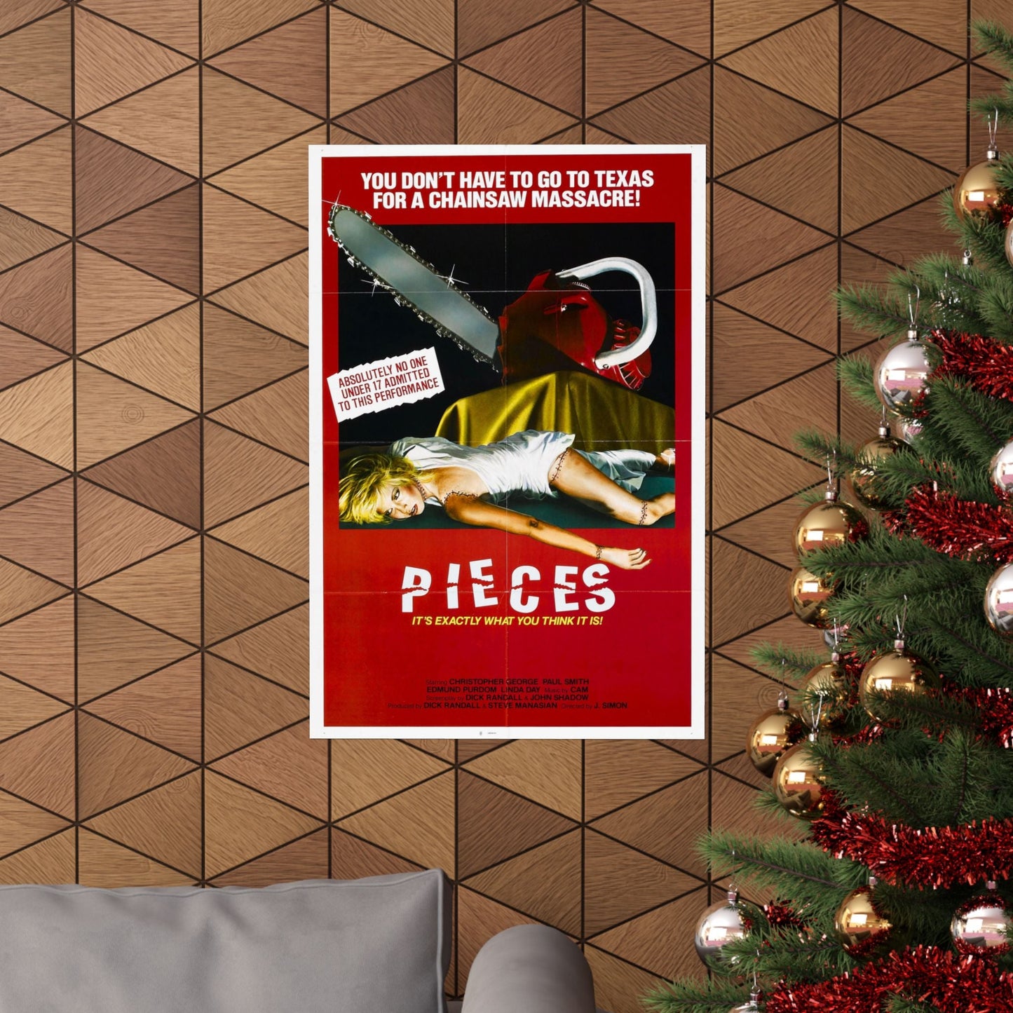 PIECES (2) 1982 - Paper Movie Poster-The Sticker Space