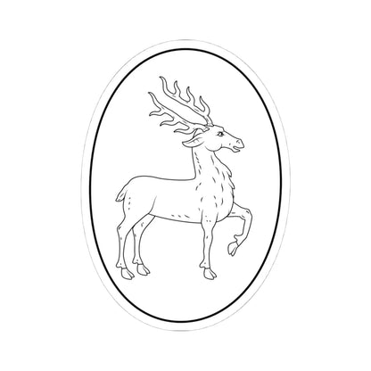 Pieczec wielka litewska Stanislawa Augusta Połockie 1764 (Lithuania) (Coat of Arms) STICKER Vinyl Kiss-Cut Decal 4 Inch White - The Sticker Space