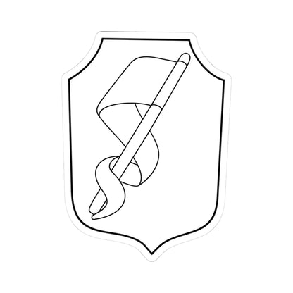 Pieczec wielka litewska Stanislawa Augusta Smoleńskie 1764 (Lithuania) (Coat of Arms) STICKER Vinyl Kiss-Cut Decal 3 Inch White - The Sticker Space