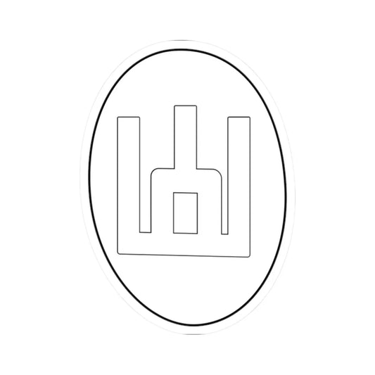 Pieczec wielka litewska Stanislawa Augusta Słupy Giedymina 1764 (Lithuania) (Coat of Arms) STICKER Vinyl Kiss-Cut Decal 2 Inch White - The Sticker Space