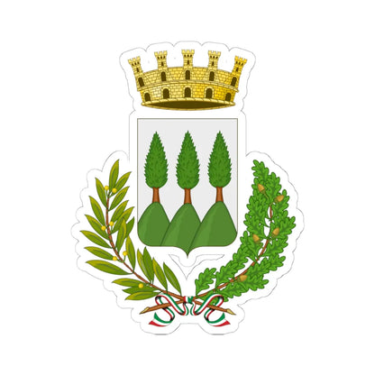 Piedimonte Matese-Stemma (Italy) (Coat of Arms) STICKER Vinyl Kiss-Cut Decal 6 Inch White - The Sticker Space