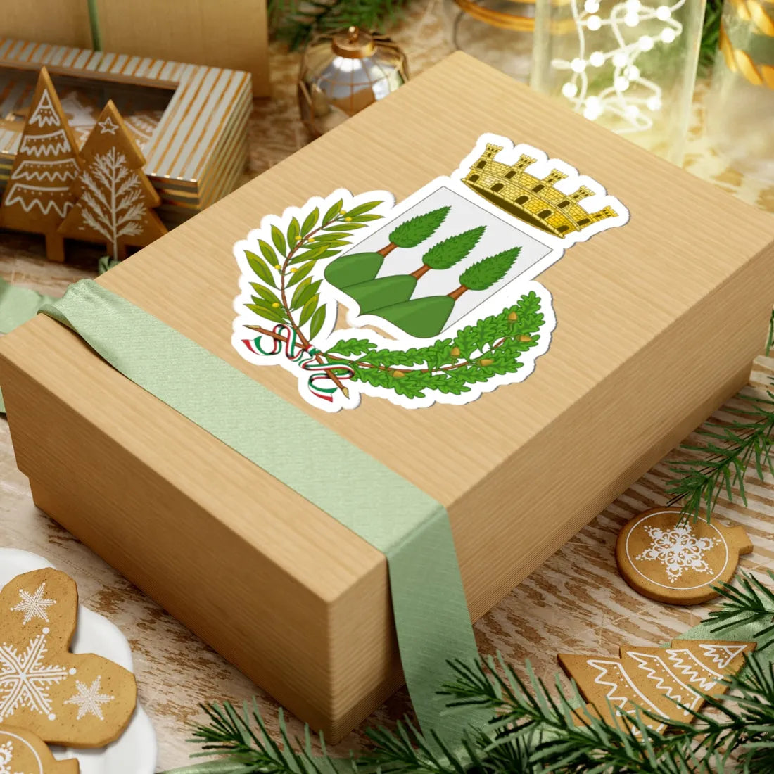 Piedimonte Matese-Stemma (Italy) (Coat of Arms) STICKER Vinyl Kiss-Cut Decal - The Sticker Space