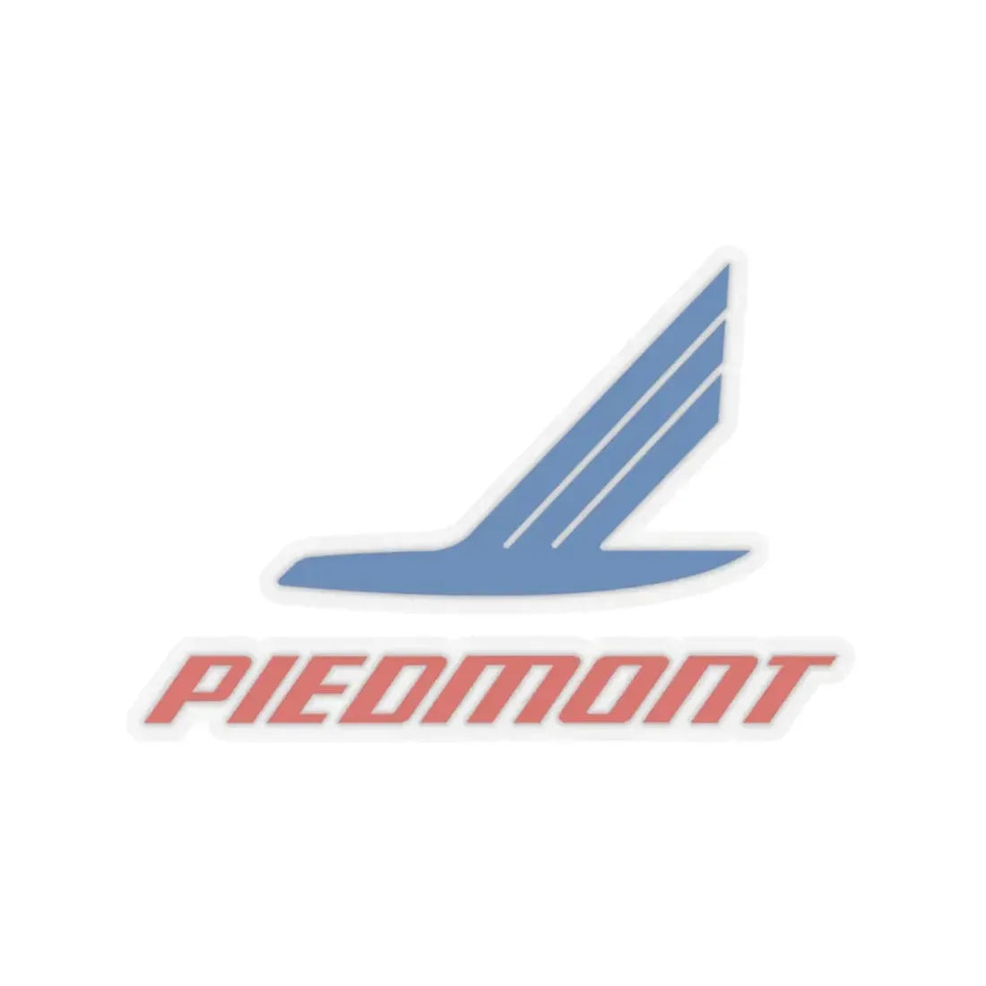 Piedmont Airlines Inc. (Logo) STICKER Vinyl Kiss-Cut Decal 4 Inch Transparent - The Sticker Space