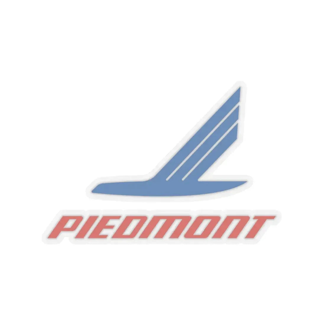 Piedmont Airlines Inc. (Logo) STICKER Vinyl Kiss-Cut Decal 6 Inch Transparent - The Sticker Space