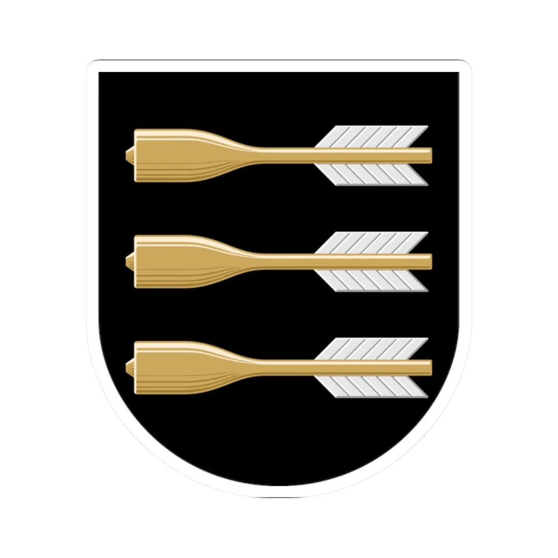 Pieksämäki.vaakuna (Finland) (Coat of Arms) STICKER Vinyl Kiss-Cut Decal 2 Inch White - The Sticker Space