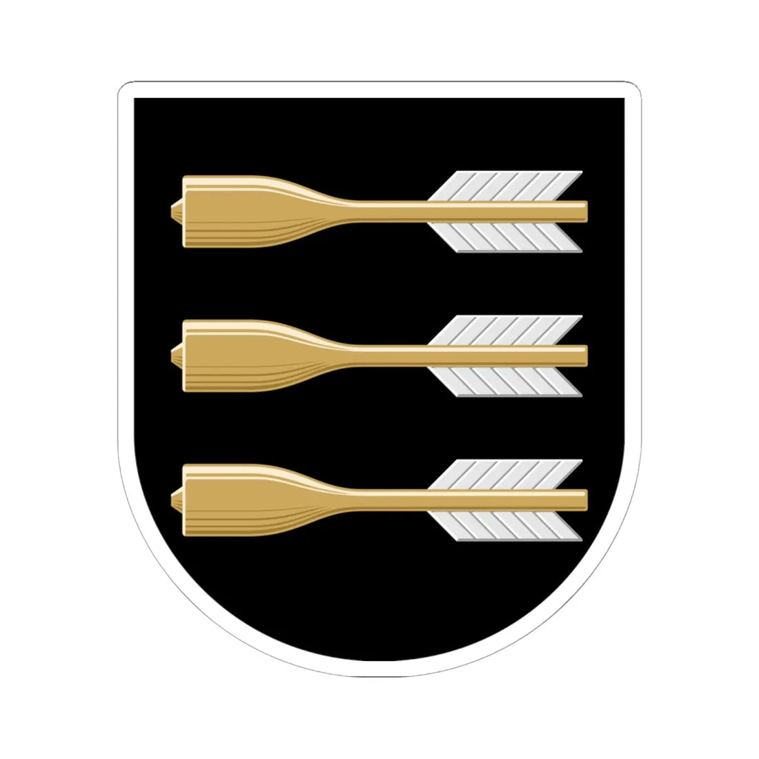 Pieksämäki.vaakuna (Finland) (Coat of Arms) STICKER Vinyl Kiss-Cut Decal 6 Inch White - The Sticker Space