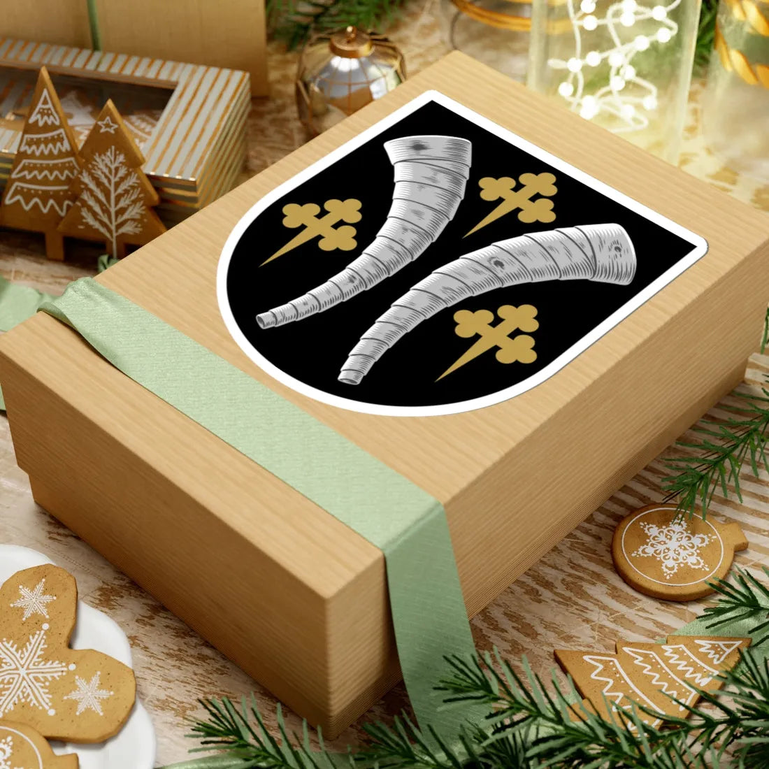 Pielavesi.vaakuna (Finland) (Coat of Arms) STICKER Vinyl Kiss-Cut Decal - The Sticker Space