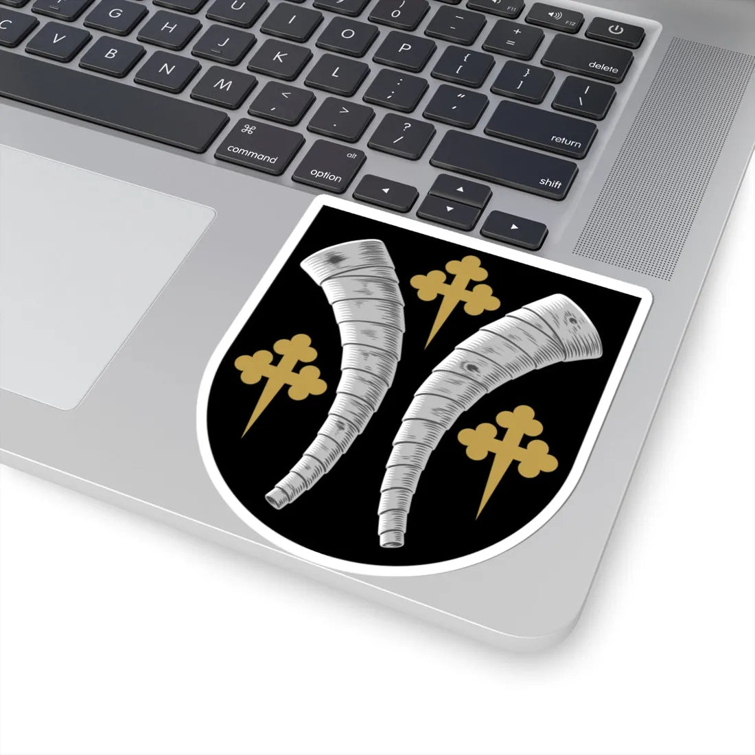 Pielavesi.vaakuna (Finland) (Coat of Arms) STICKER Vinyl Kiss-Cut Decal - The Sticker Space