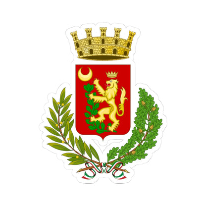 Pienza-Stemma (Italy) (Coat of Arms) STICKER Vinyl Kiss-Cut Decal 3 Inch White - The Sticker Space