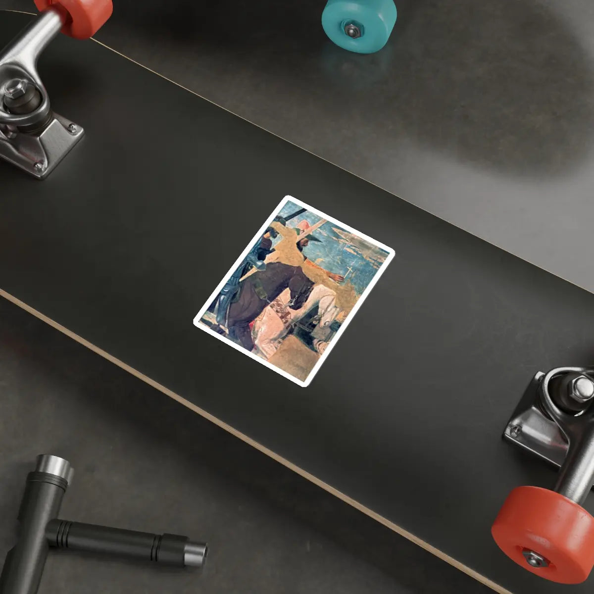 SKU:33855245052694536457 Sticker types:White Shape:Die-Cut Sizes:4" × 4"