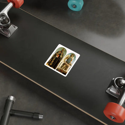 SKU:17636934555123274145 Sticker types:White Shape:Die-Cut Sizes:3" × 3"