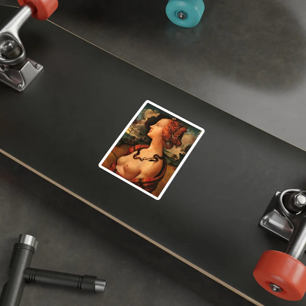 SKU:16936511451197272319 Sticker types:White Shape:Die-Cut Sizes:4" × 4"