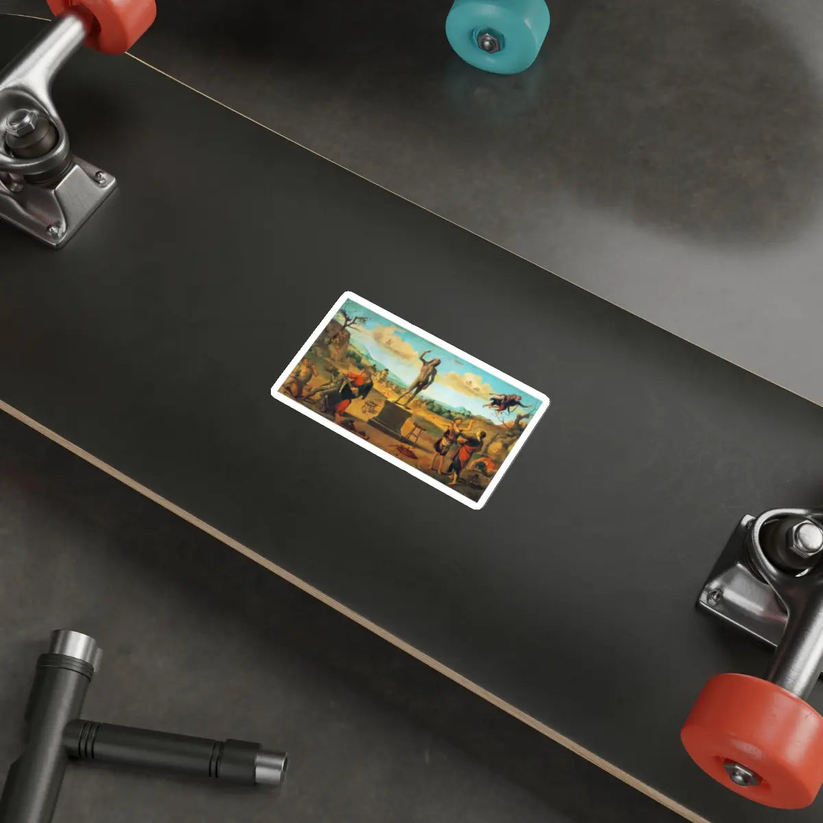 SKU:18926383867892344793 Sticker types:White Shape:Die-Cut Sizes:4" × 4"