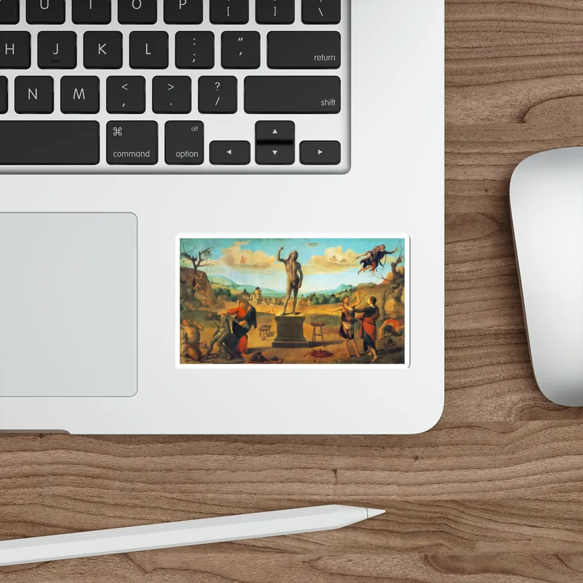 SKU:18926383867892344793 Sticker types:White Shape:Die-Cut Sizes:4" × 4"