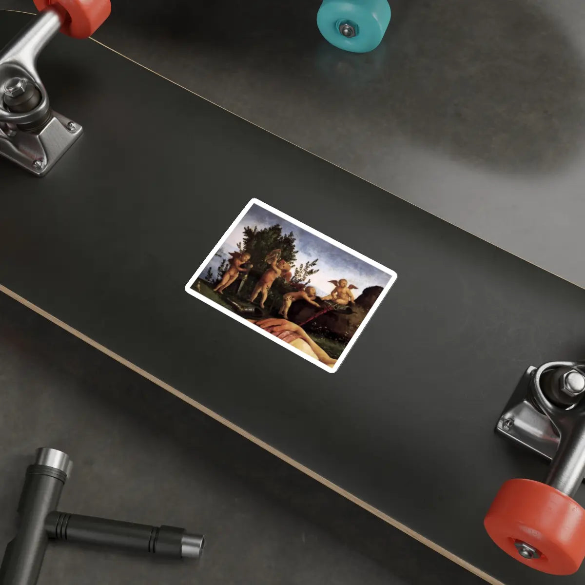 SKU:15688683266394728386 Sticker types:White Shape:Die-Cut Sizes:4" × 4"