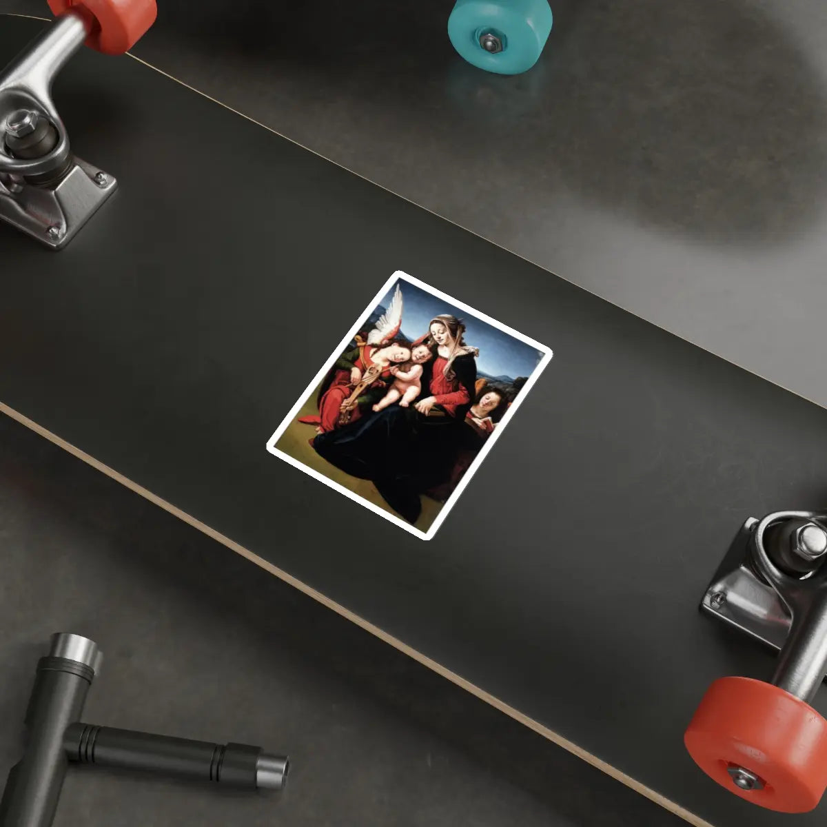 SKU:14303799497793999082 Sticker types:White Shape:Die-Cut Sizes:4" × 4"