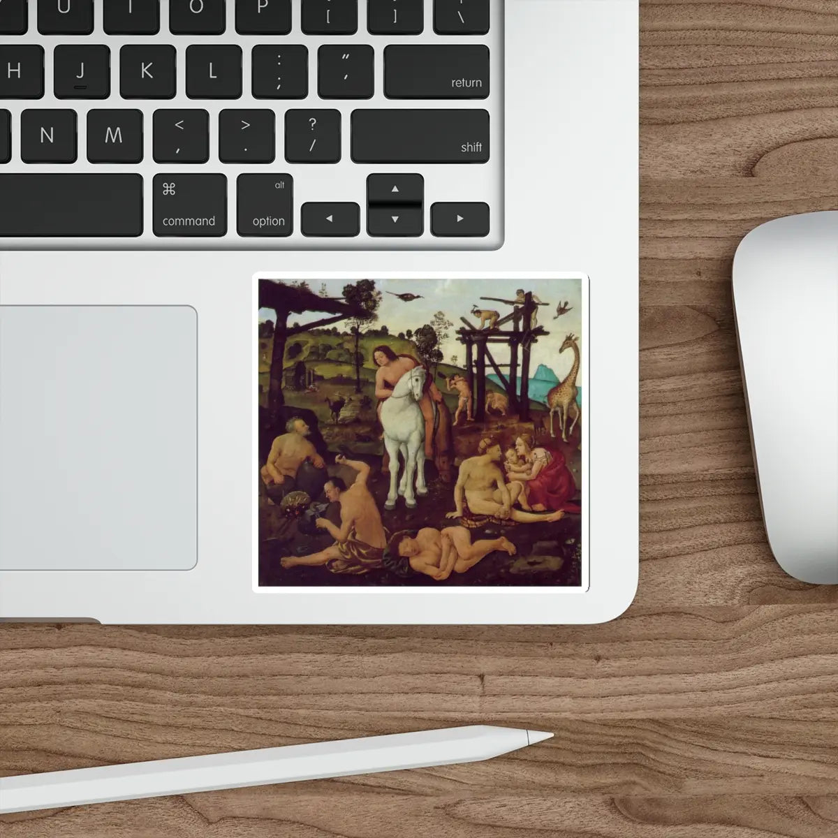 SKU:19287028946468428730 Sticker types:White Shape:Die-Cut Sizes:4" × 4"