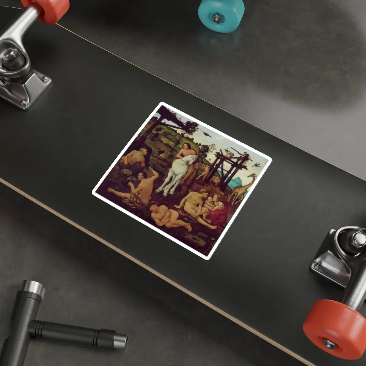 SKU:68384033578322077956 Sticker types:White Shape:Die-Cut Sizes:5" × 5"
