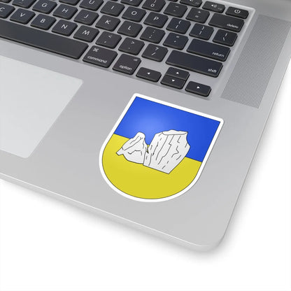 Pierrafortscha-coat of arms (Switzerland) (Coat of Arms) STICKER Vinyl Kiss-Cut Decal - The Sticker Space