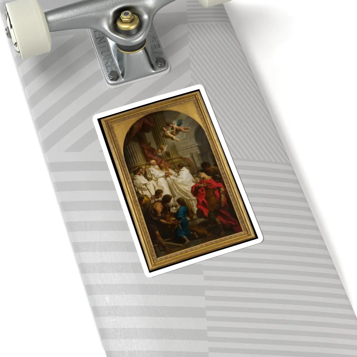 SKU:TSS-STICK-PRRHBR-6X6-2 Sizes:6" × 6" Types:White