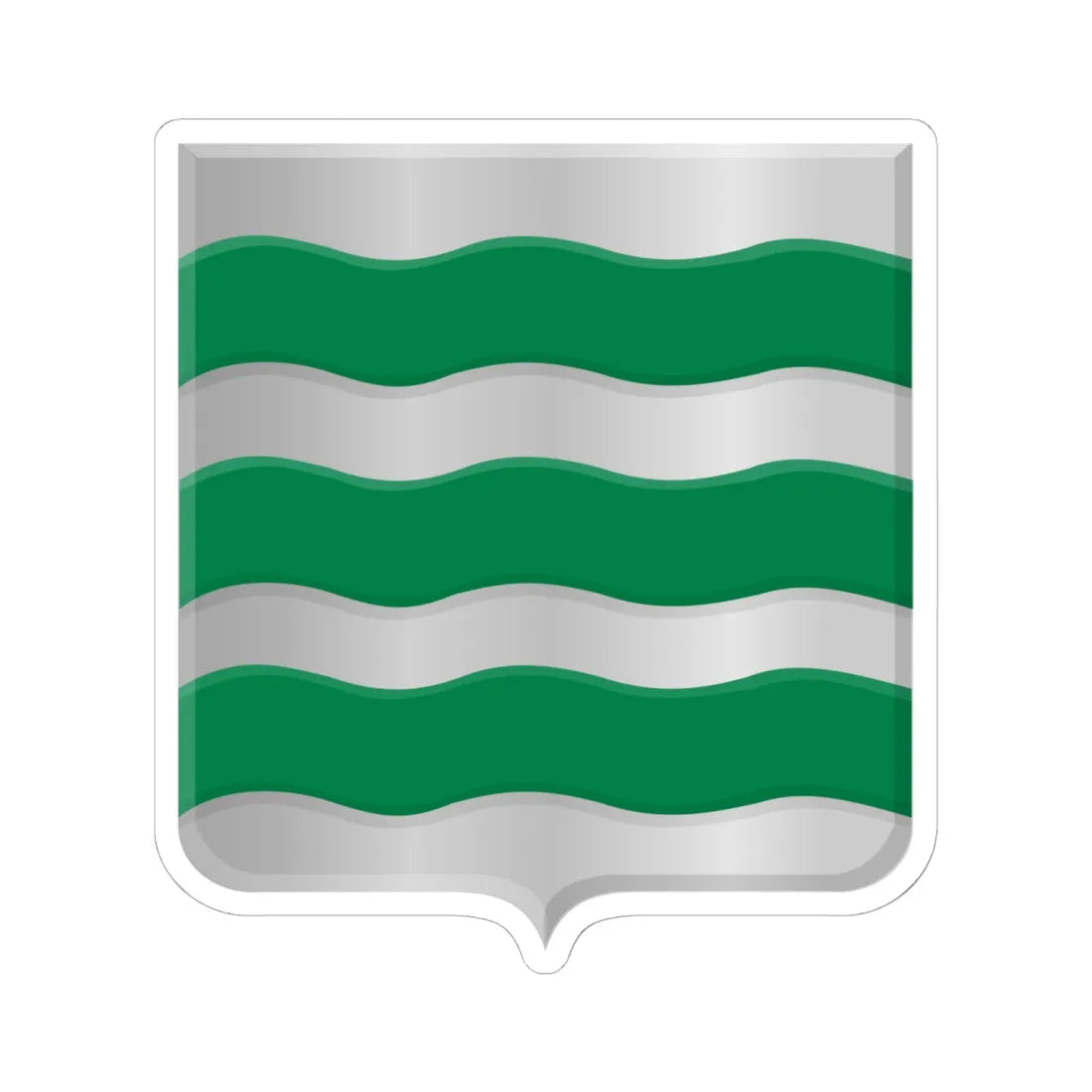 Piershil wapen (Netherlands) (Coat of Arms) STICKER Vinyl Kiss-Cut Decal 6 Inch White - The Sticker Space