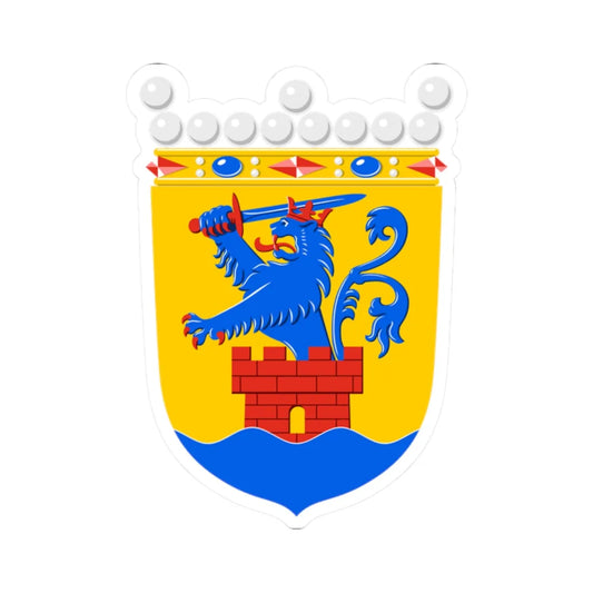 Pietarsaari.vaakuna (Finland) (Coat of Arms) STICKER Vinyl Kiss-Cut Decal 2 Inch White - The Sticker Space