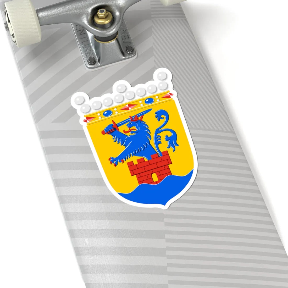 Pietarsaari.vaakuna (Finland) (Coat of Arms) STICKER Vinyl Kiss-Cut Decal - The Sticker Space