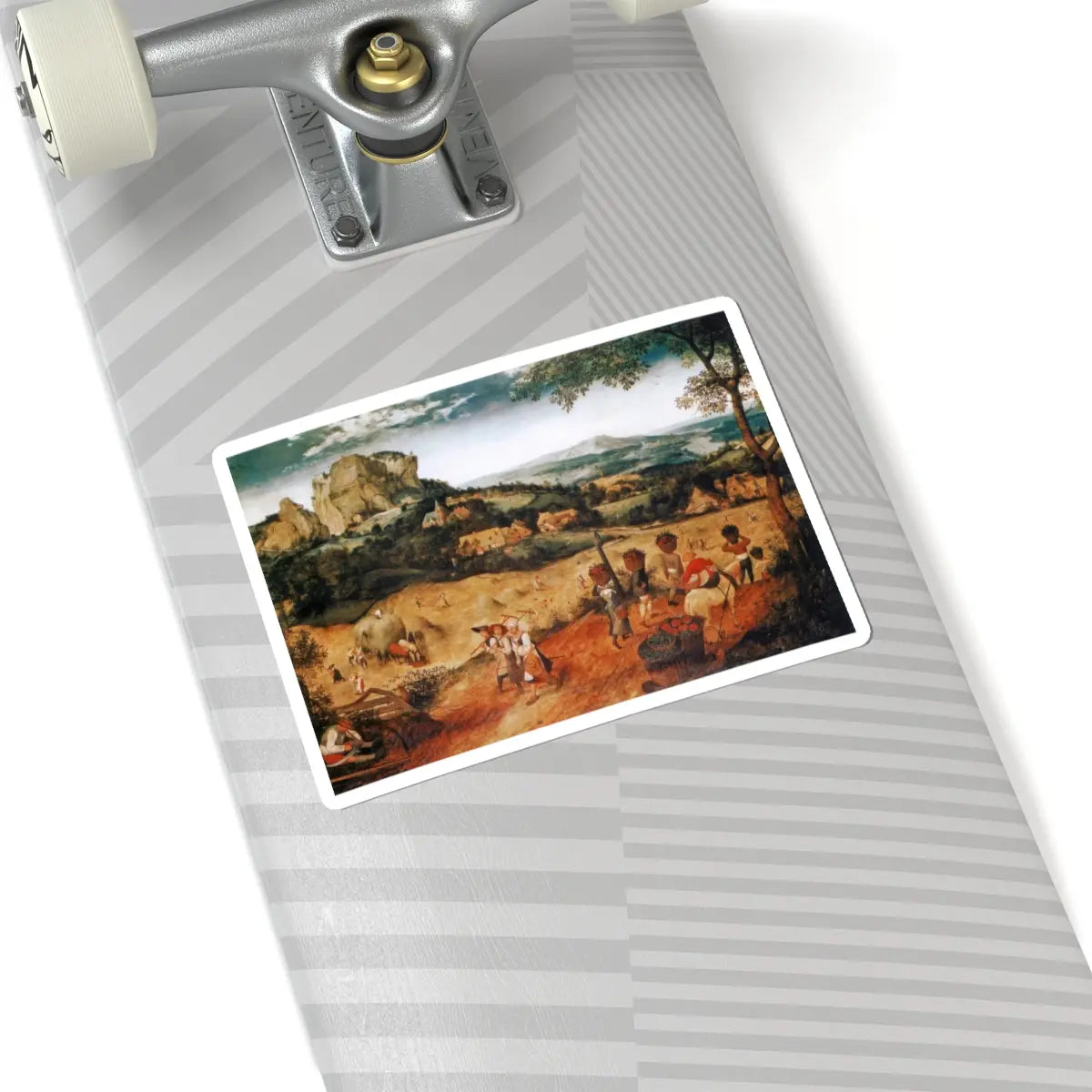 SKU:TSS-STICK-PTRBRG-6X6-4 Sizes:6" × 6" Types:White