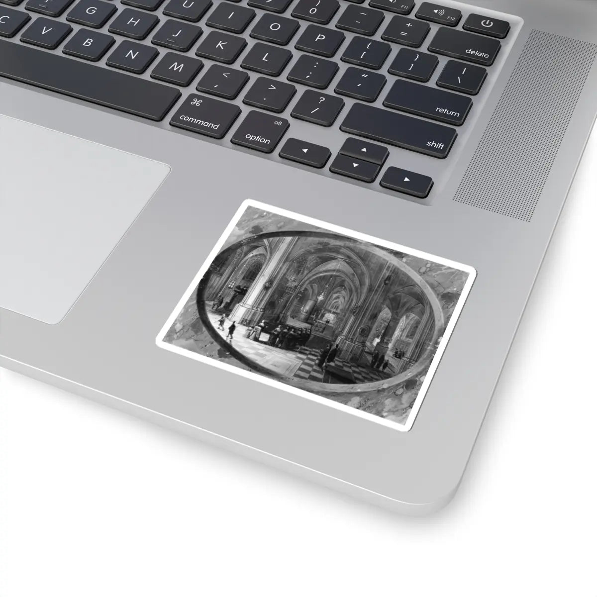 SKU:TSS-STICK-PTRNFF-3X3-1N2F0 Sizes:3" × 3" Types:White