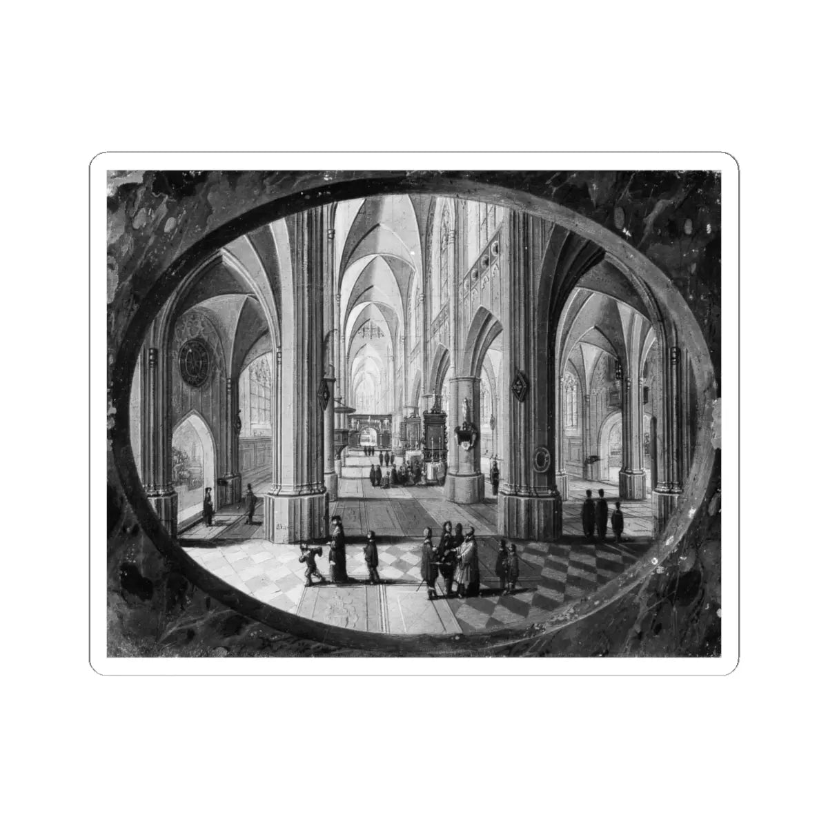 SKU:TSS-STICK-PTRNFF-6X6-2 Sizes:6" × 6" Types:White
