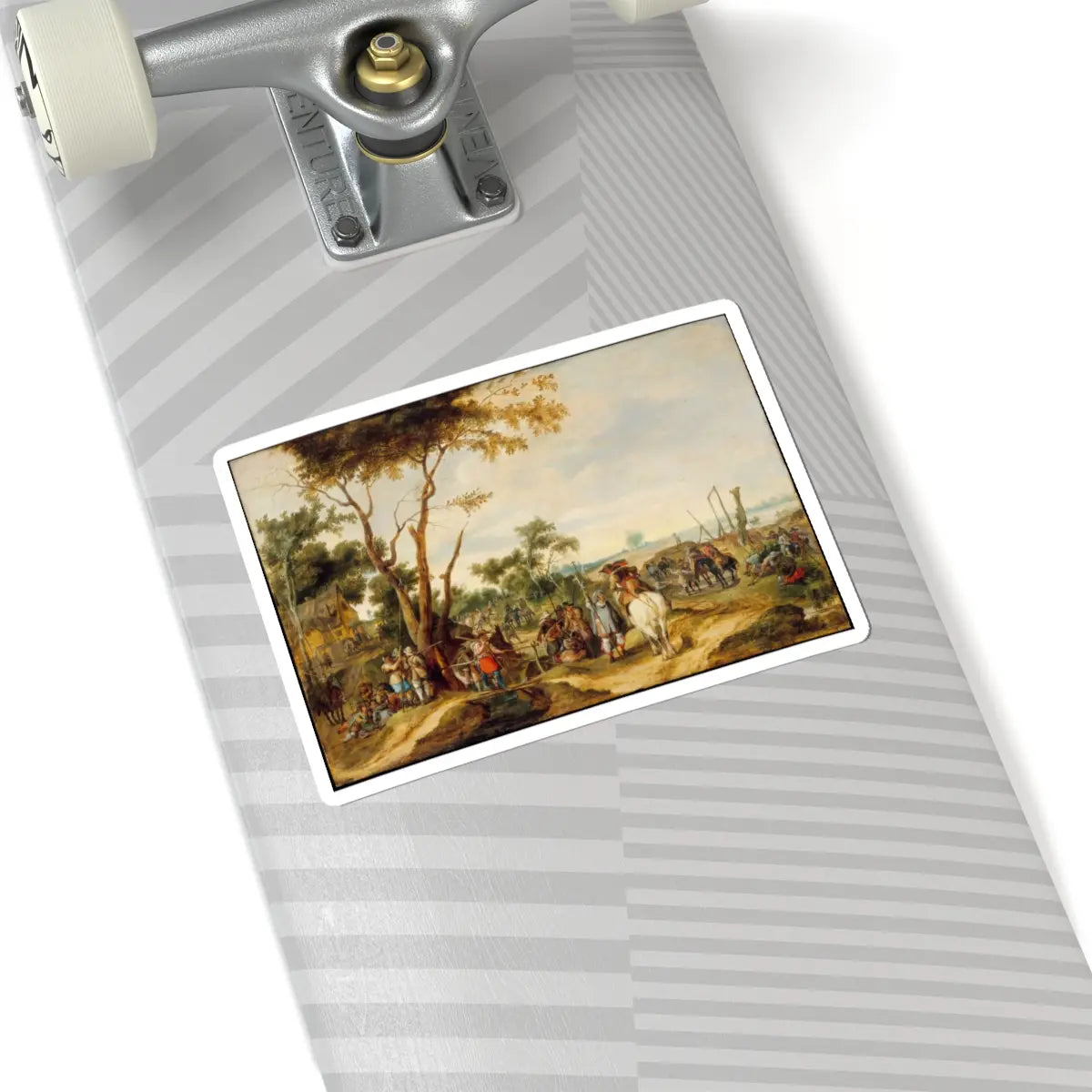 SKU:TSS-STICK-PTRSNY-6X6-1N2F3 Sizes:6" × 6" Types:White